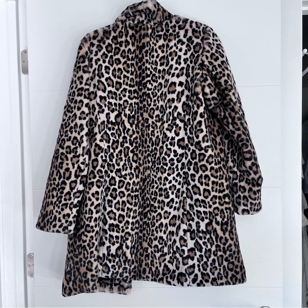 LOFT Animal Print Teddy Jacket - Picture 2 of 5
